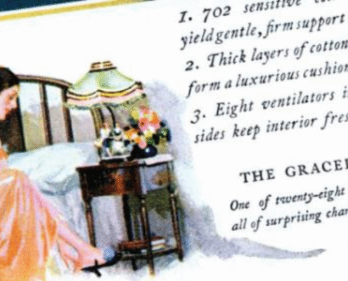 A primeira-dama norte americana, Eleanor Roosevelt, foi destaque nas campanhas publicitárias de Simmons Beautyrest®, e ao longo do tempo tornou-se uma embaixadora da marca em seu programa de rádio.